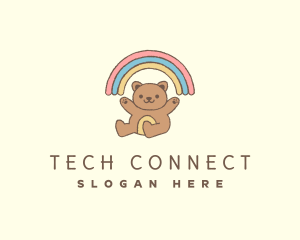 Teddy Bear Rainbow logo