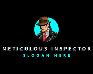 Detective Investigator Gentleman logo design