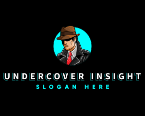 Detective Investigator Gentleman logo design