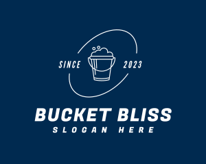 Cleaning Bucket Sanitation logo design