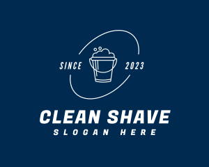 Cleaning Bucket Sanitation logo design