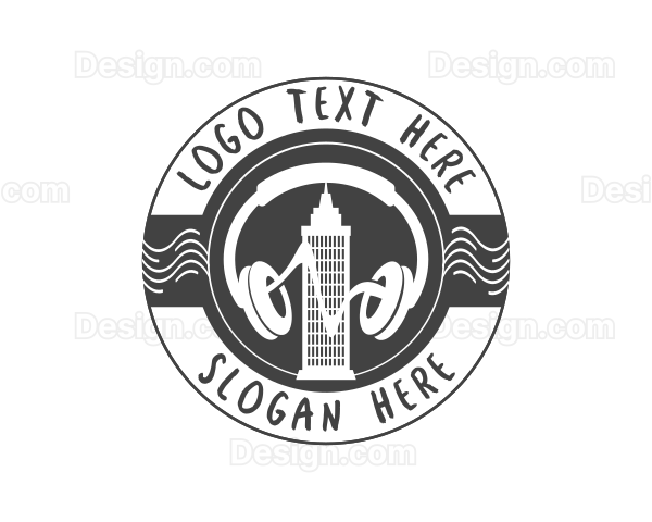 Urban Headphone Music Logo