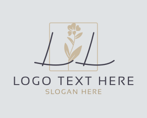 Minimalist Floral Fashion logo