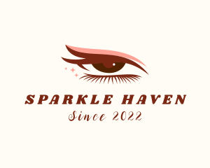 Sparkling Beauty Eyelash logo design