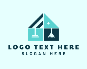 Clean House Squeegee Broom logo