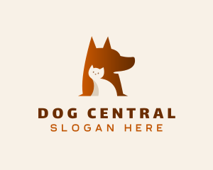 Dog & Cat Pet Shop logo design