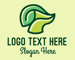 Green Leaf Stalk  logo