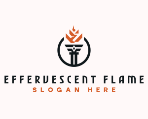 Torch Flame Consulting logo design