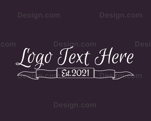 Elegant Banner Boutique Logo