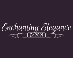 Elegant Banner Boutique logo design