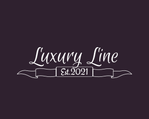 Elegant Banner Boutique logo design