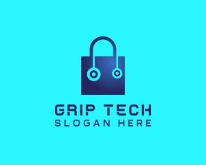 Tech Digital Shopping  logo design