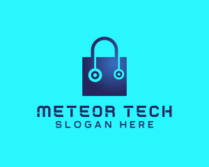 Tech Digital Shopping  logo design