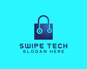 Tech Digital Shopping  logo design