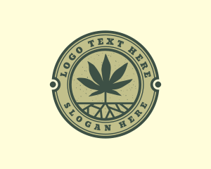 Leaf - Weed Cannabis Leaf logo design
