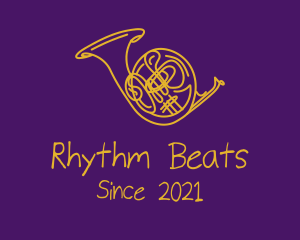 Golden Musical Trumpet  logo