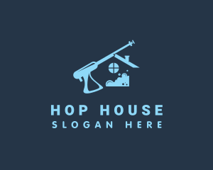 House Pressure Washing logo design