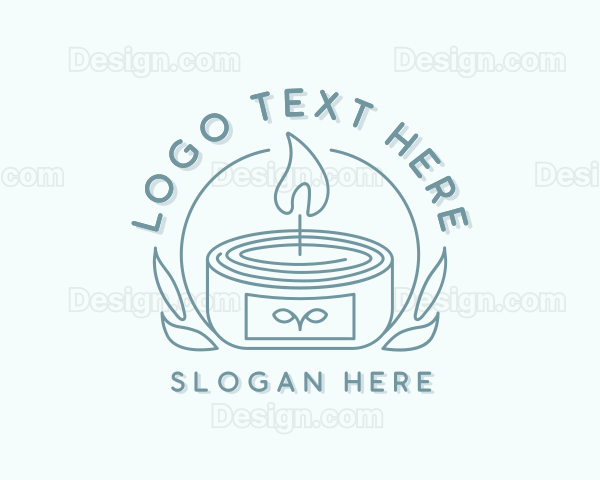 Scented Candle Souvenir Logo