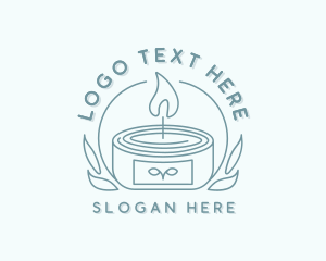 Scented Candle Souvenir Logo