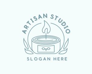 Scented Candle Souvenir logo design