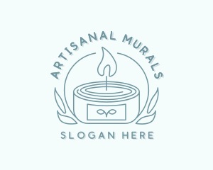 Scented Candle Souvenir logo design