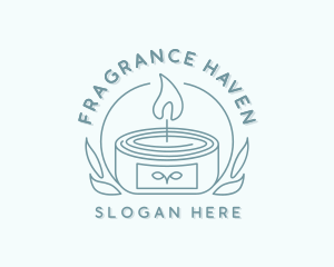 Scented Candle Souvenir logo design