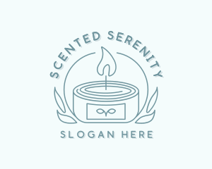 Scented Candle Souvenir logo design