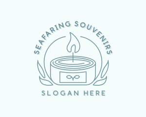 Scented Candle Souvenir logo design