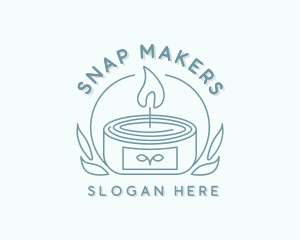 Scented Candle Souvenir logo design