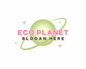 Planet Star Orbit logo design