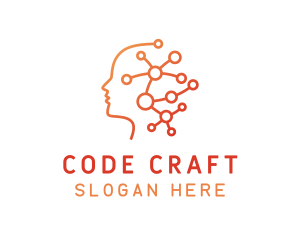 Artificial Intelligence Coding logo design