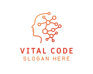 Artificial Intelligence Coding logo design