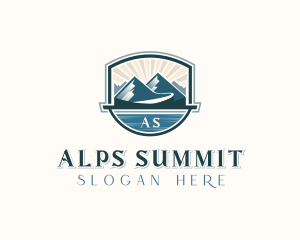 Summit Adventure Trekking logo design