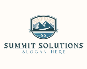 Summit Adventure Trekking logo design