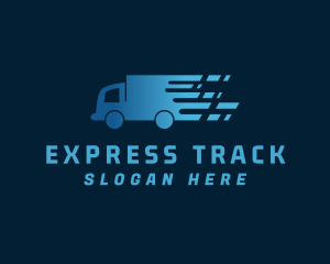 Express Delivery Truck logo design