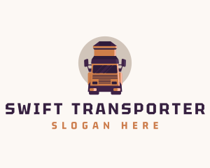 Truck Transport Freight logo design