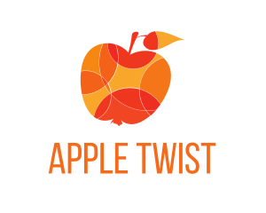 Summer Apple Fruit logo design