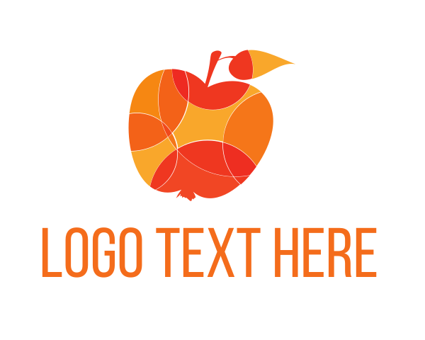 Orange Sun logo example 4