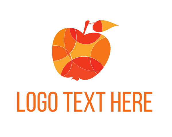 Green Orange logo example 4