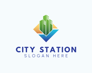 Skyscraper City Building  logo design