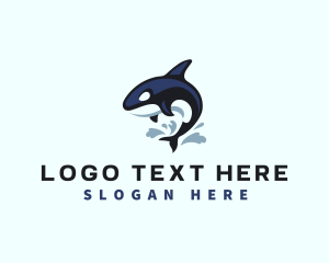 Wild Orca Whale Logo