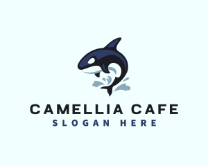 Wild Orca Whale logo design