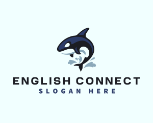 Wild Orca Whale logo design