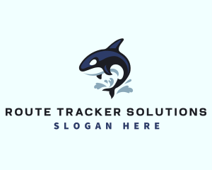 Wild Orca Whale logo design