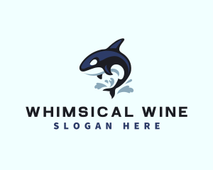 Wild Orca Whale logo design