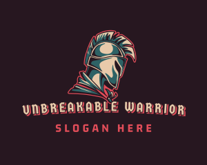 Gaming Spartan Warrior logo design