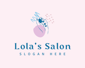 Scribble Nail Salon logo design