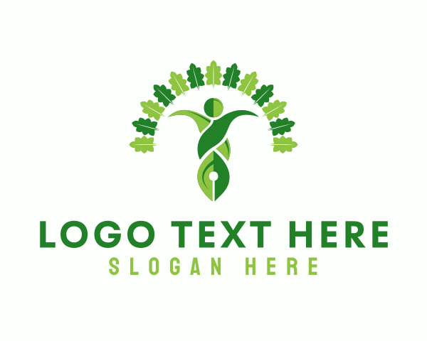 Writing logo example 4