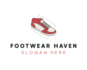 Fashion Footwear Shoe logo design