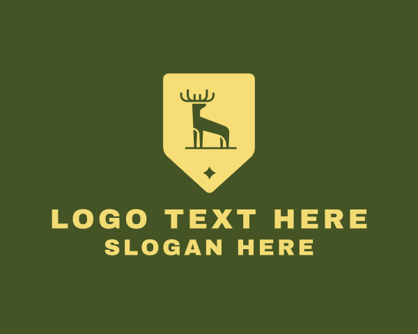 Deer logo example 1